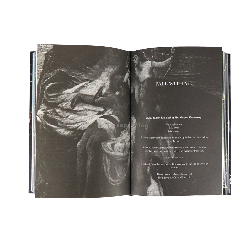 Custom Printing Hardcover Special Edition Book with Sprayed Edges 8