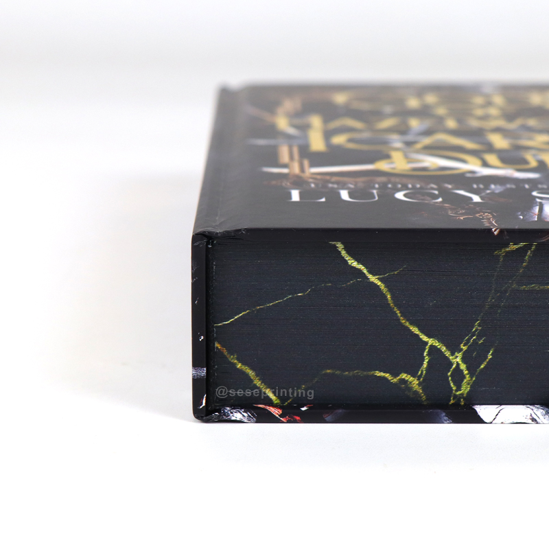 Custom Printing Hardcover Special Edition Book with Sprayed Edges 11