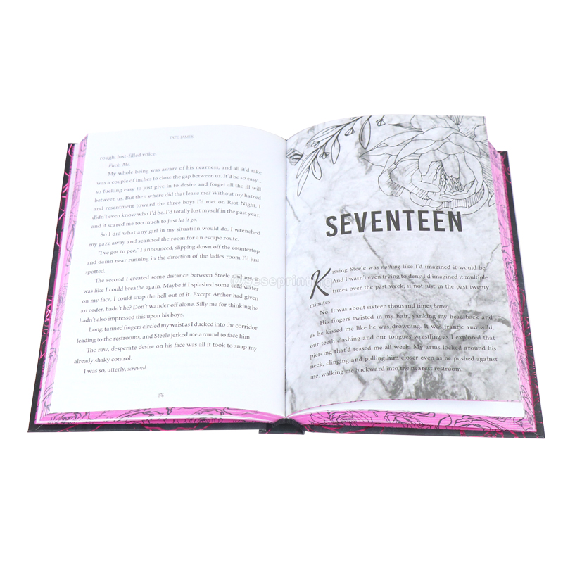 Custom Special Edition Book Publishing Printing with Sprayed Edges 8