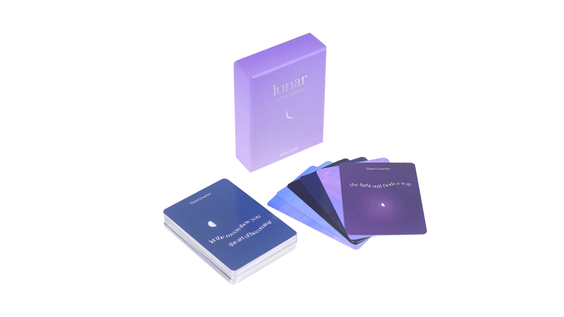 Silver Edges Cards Games Custom Printing Affirmation Card Deck 1