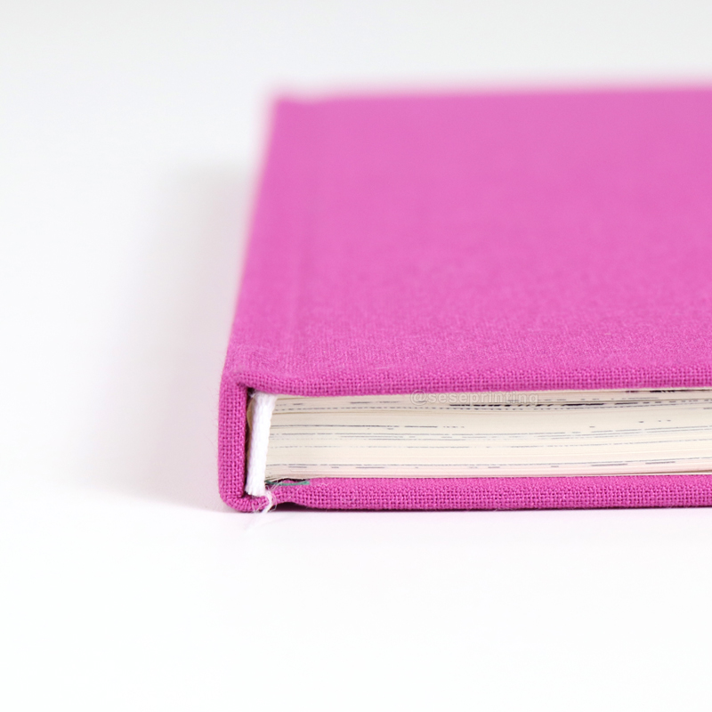 Fabric Linen Cover Journal Custom Hardcover Notebooks Printing 9
