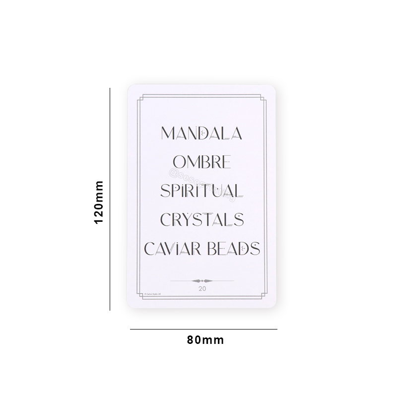 Hersteller personalisierter Spielkarten, Druck von Nagelkarten mit Box 7