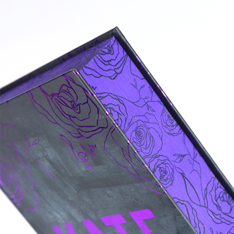 Purple Foil Cover Book Printing Hardcover with Sprayed Edges 9