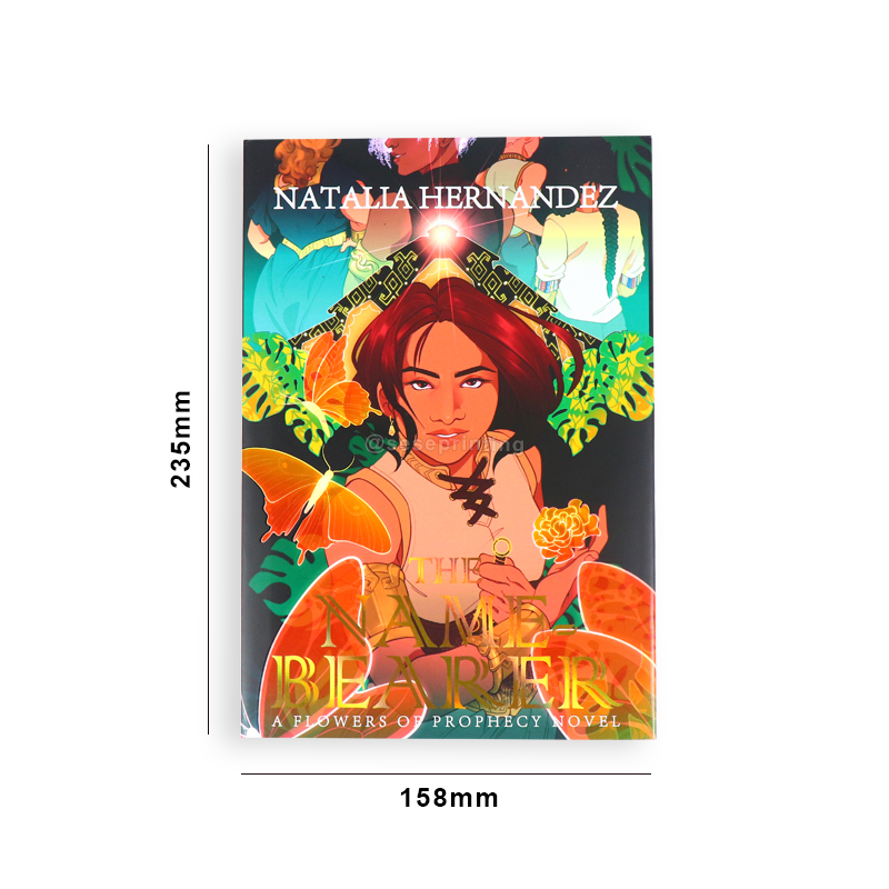 Hardcover Book with Holographic Foil Cover and Sprayed Edges 7