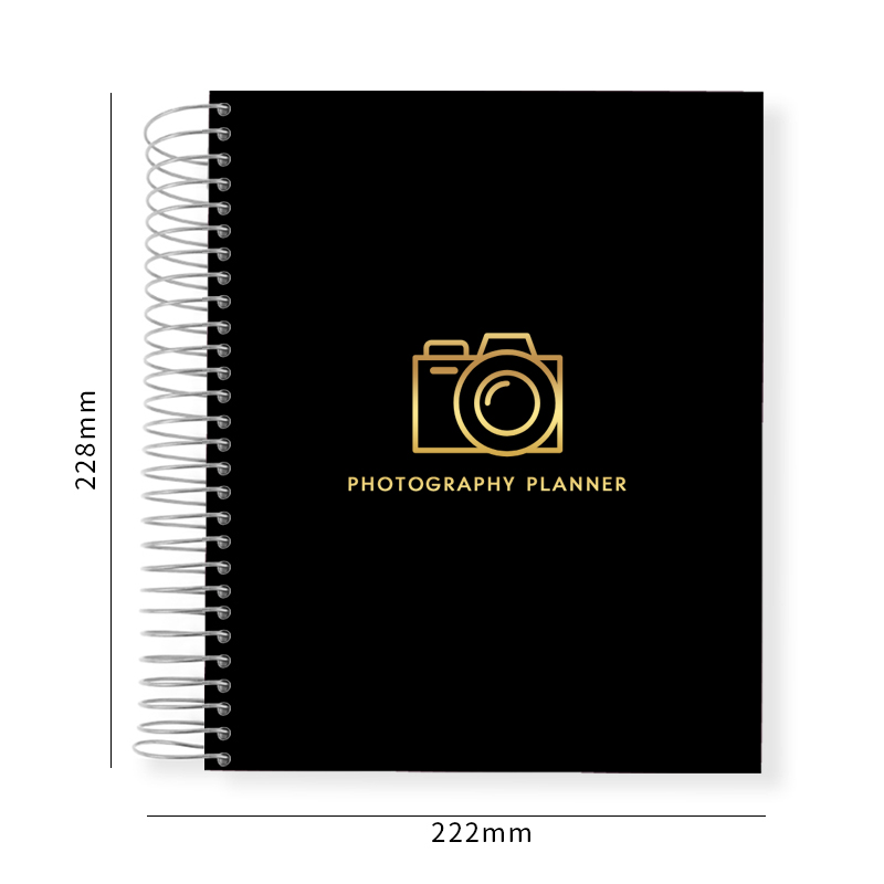 Custom A5 Planner Agenda Printing Hardcover Spiral Notebooks 6