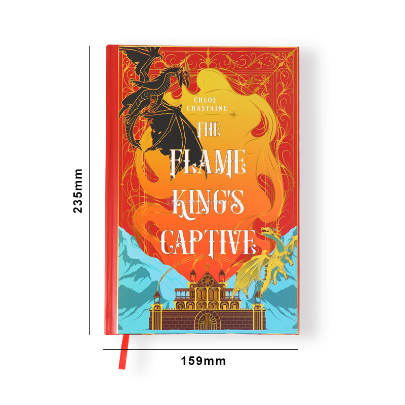 Create Hardcover Book Printing with Sprayed Edges and Foil Cover 6