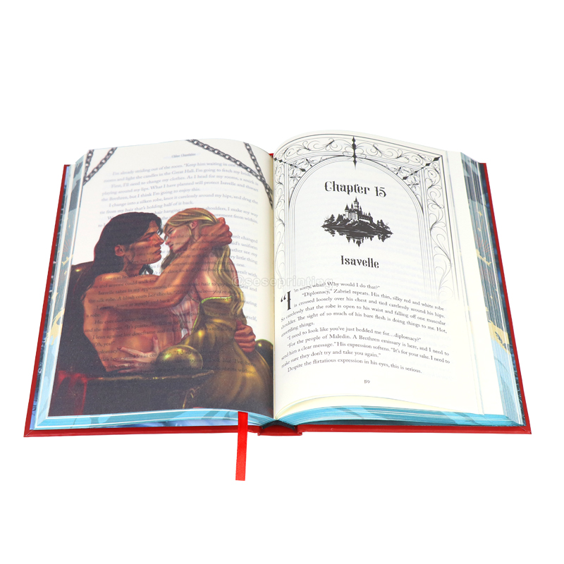 Create Hardcover Book Printing with Sprayed Edges and Foil Cover 7