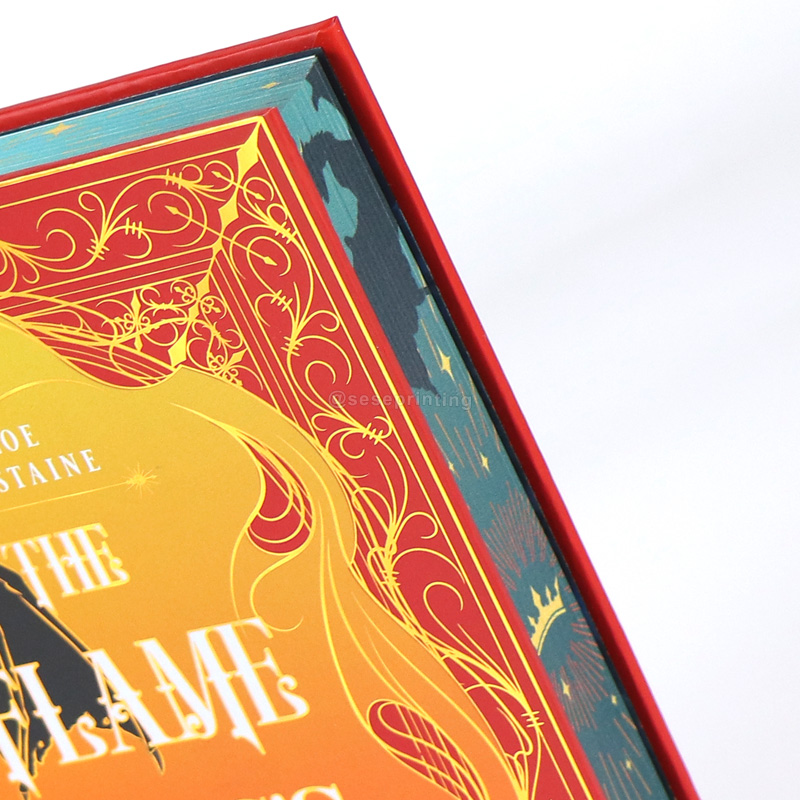 Create Hardcover Book Printing with Sprayed Edges and Foil Cover 9