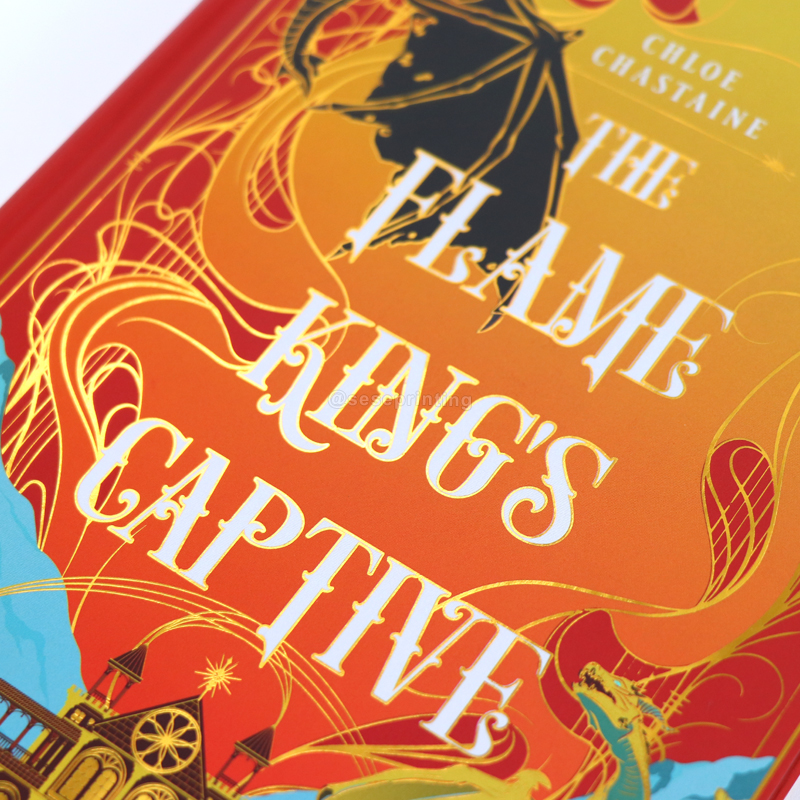 Create Hardcover Book Printing with Sprayed Edges and Foil Cover 8