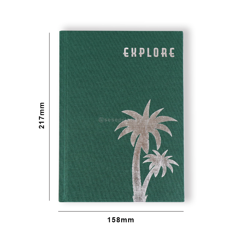 Hardcover-Notizbücher aus Leinen, individuell gestaltet, Druck 6