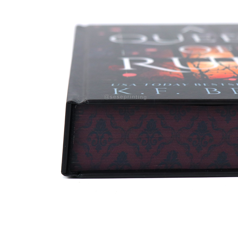 Luxury Hardcover Book Printing Foil Stamped on Cover/Sprayed Edges 11