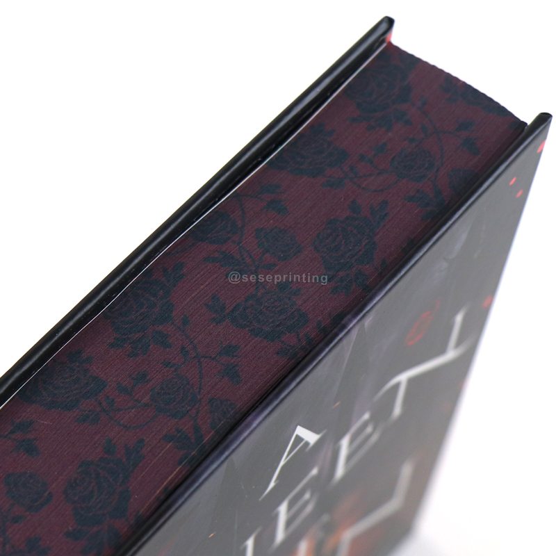 Luxury Hardcover Book Printing Foil Stamped on Cover/Sprayed Edges 10