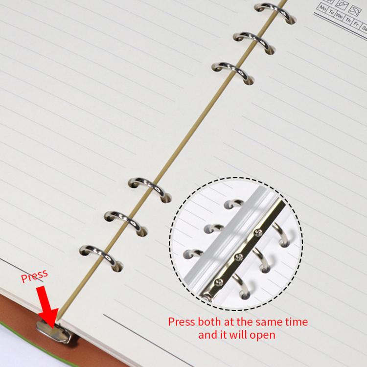 Printing Leather Binder Planner with Custom Inside Pages 9