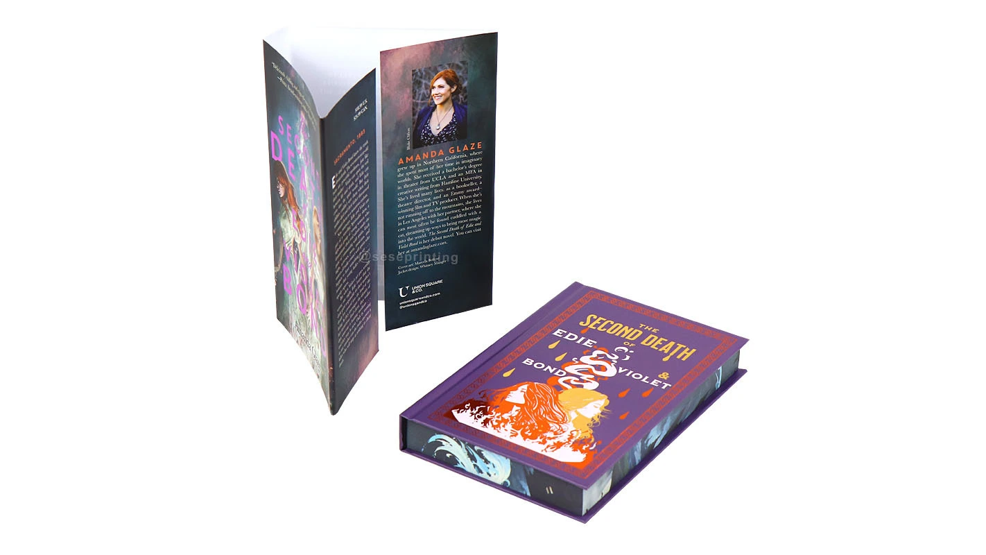 Luxury Hardcover Book Printing Dust Jackets and Sprayed Edges 1