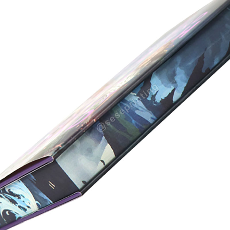 Luxury Hardcover Book Printing Dust Jackets and Sprayed Edges 10