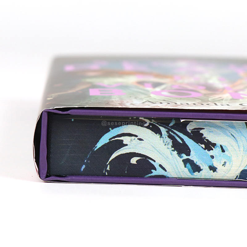 Luxury Hardcover Book Printing Dust Jackets and Sprayed Edges 12