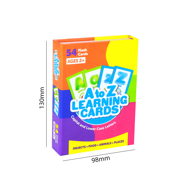Custom Capital and Lower Case Letters Flash Cards Printing Company 6