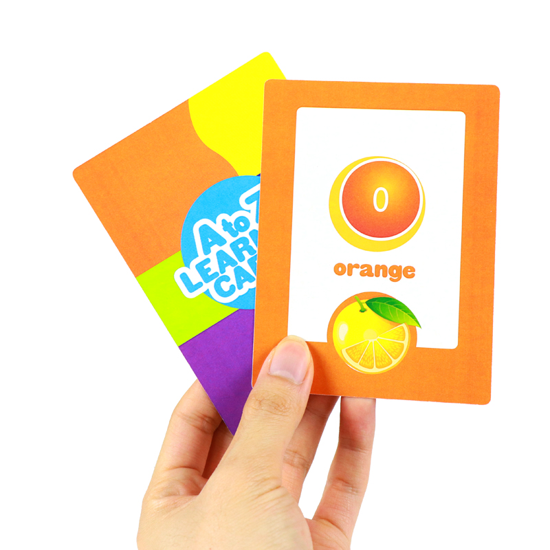 Custom Capital and Lower Case Letters Flash Cards Printing Company 9