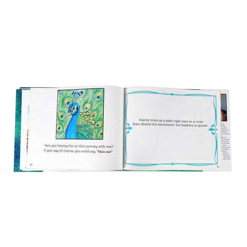Custom Hardcover Children Photo Book Printing with Dust Jacket 7