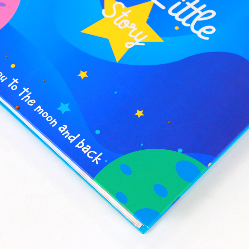 Hardcover Baby Memory Book Printed First Year Growth Journal Book 8