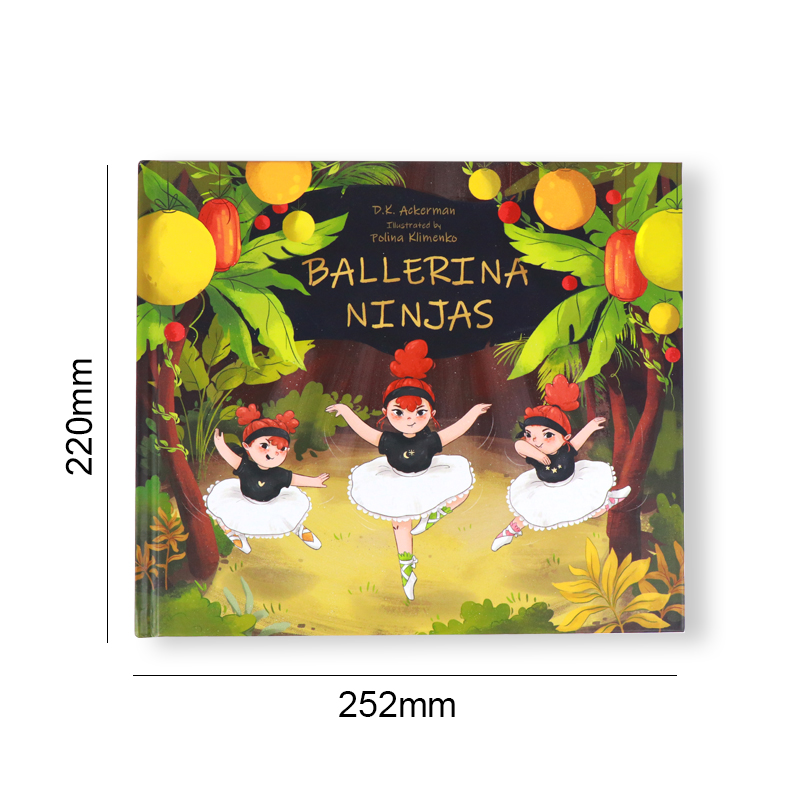 Customized Size Hardback Children's Illustration Books Printing 6