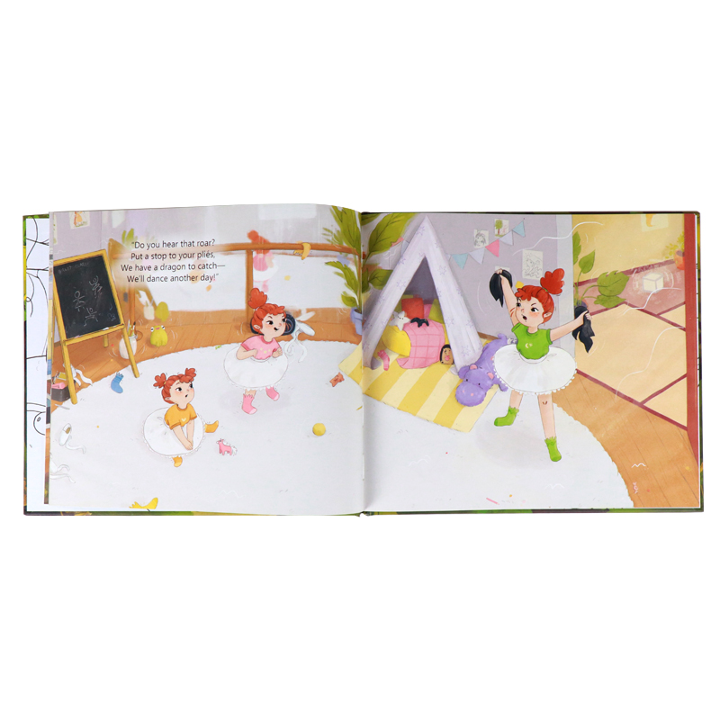 Customized Size Hardback Children's Illustration Books Printing 7
