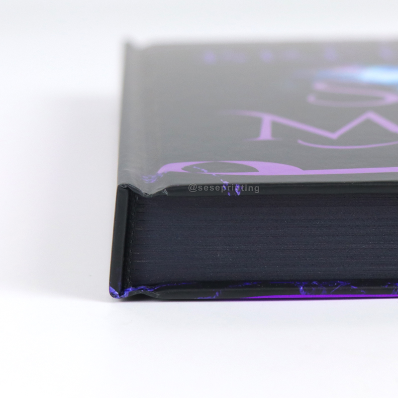 Publishing Sprayed Edges Hardcover Chapter Book Printing Services 11