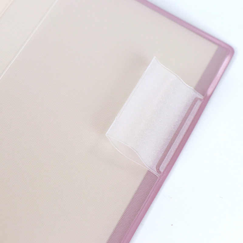 Leather Softcover Journal Notebook Printing with PVC Pockets 11