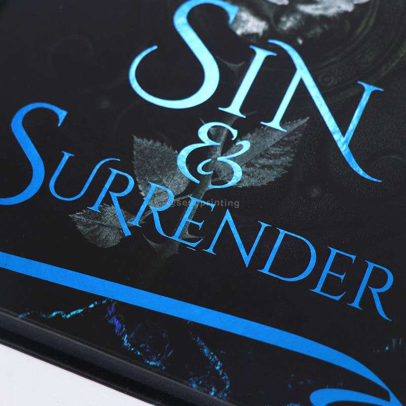 Print 6x9 Inches Hardback Novel with Foiled Cover and Sprayed Edges 9