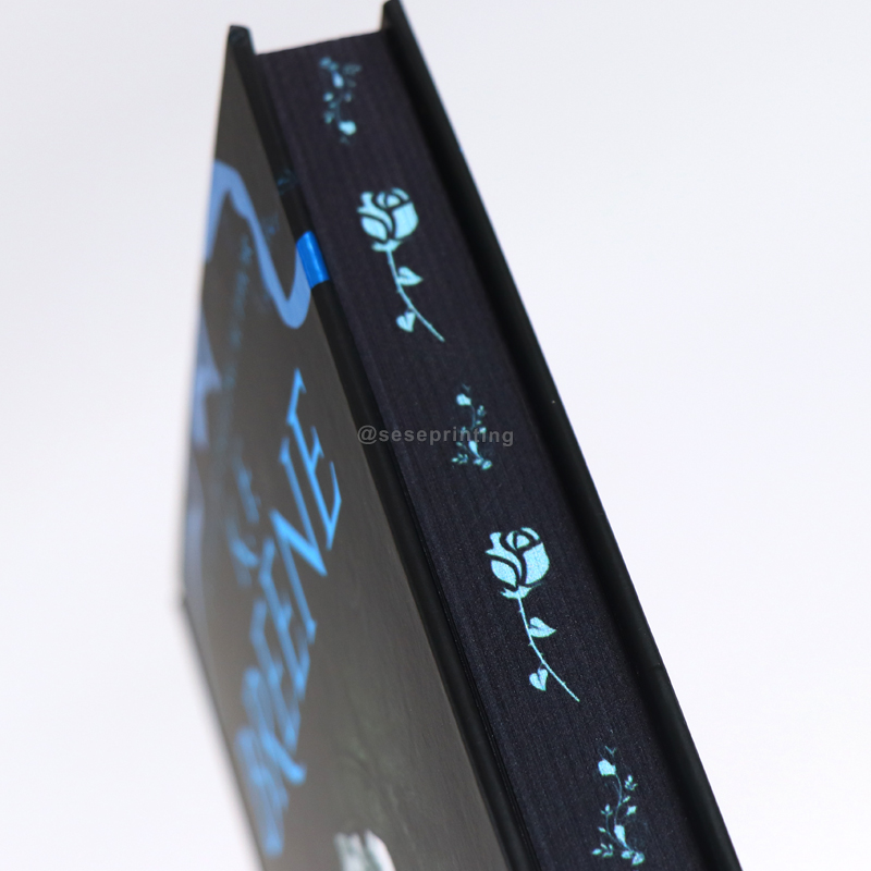 Print 6x9 Inches Hardback Novel with Foiled Cover and Sprayed Edges 10