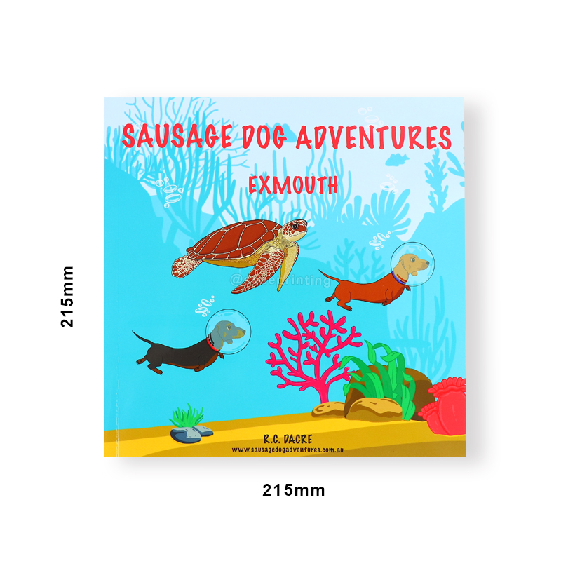 Both Sides Coloured Gloss Coated Softcover Children's Book 6