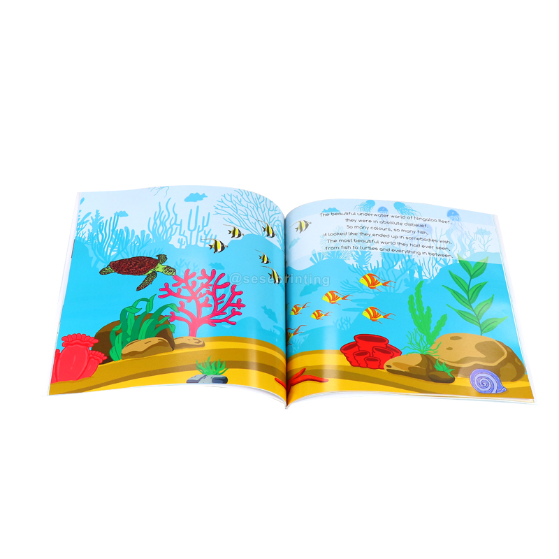 Both Sides Coloured Gloss Coated Softcover Children's Book 7