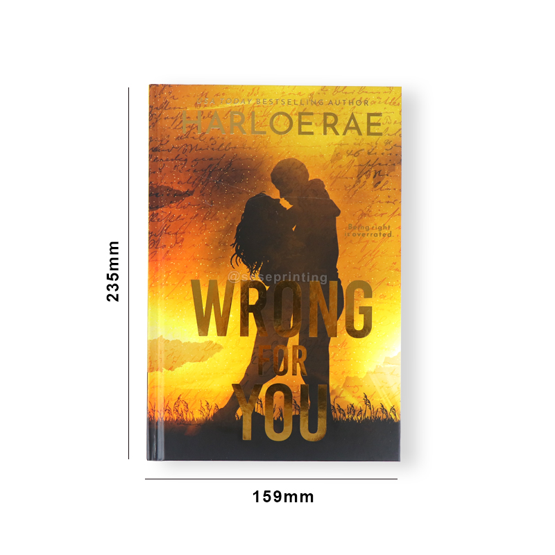 Publishing Romance Novels Printing Custom Foiled/Sprayed Edges 6