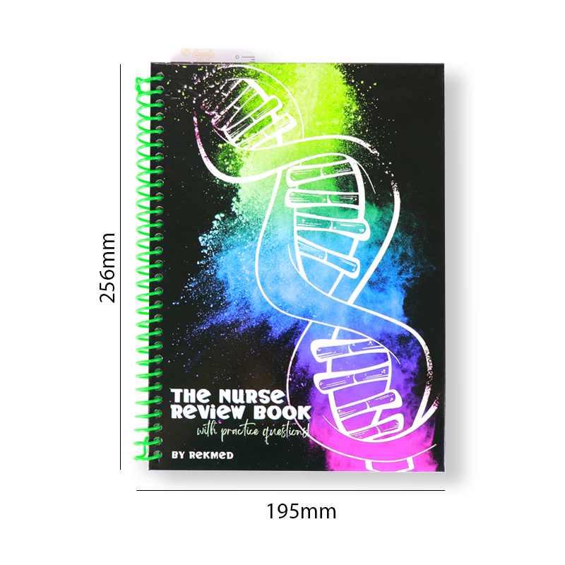 Custom Printing Spiral Hardcover Daily Nurse Student Planner 6