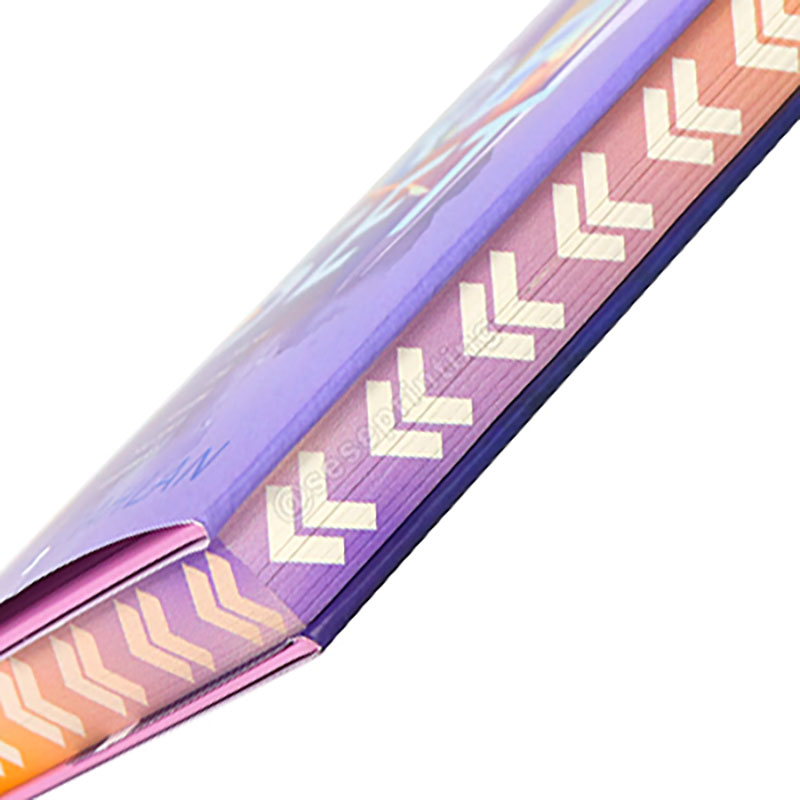 Hardcover Novel Book Printing Sprayed Edges and Dust Jackets 11