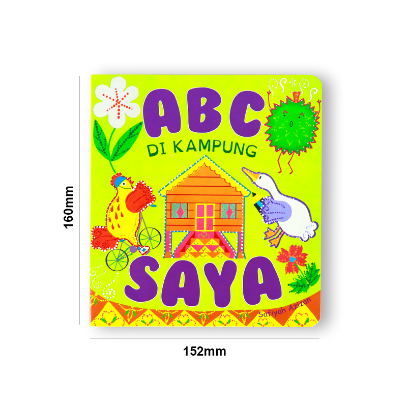 Kids Educational Book Printing Publishing Children ABC Board Book 6