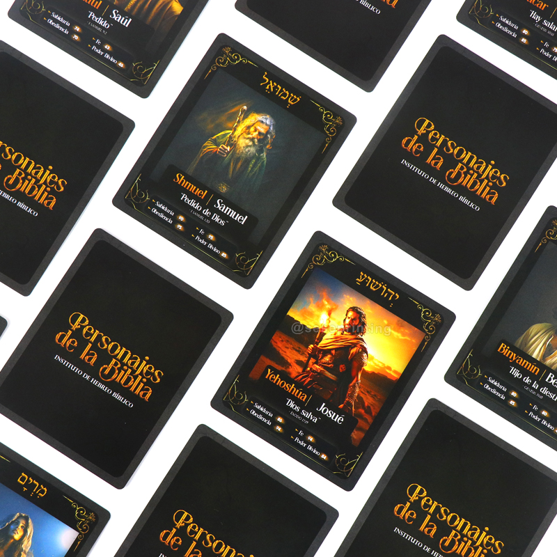 Personalized Bible Card Printing Character Card Game Manufacturer 8