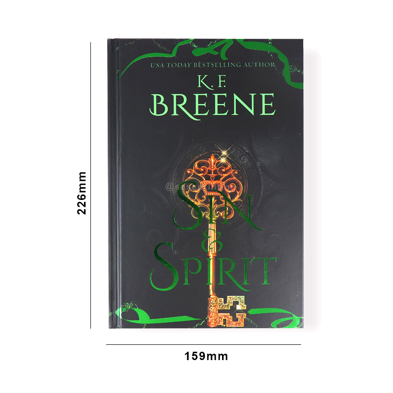 China Hardback Novel Book Printing with Digital Sprayed Edges 6