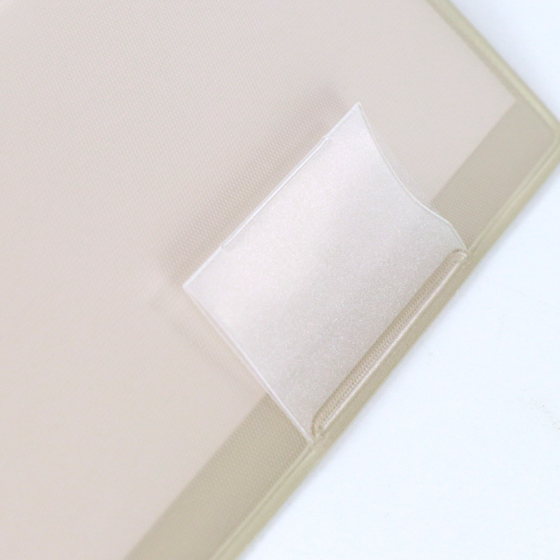 Custom Notepad Leather Journal Printing with PVC Pocket Backside 11