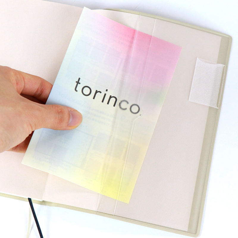 Custom Notepad Leather Journal Printing with PVC Pocket Backside 10