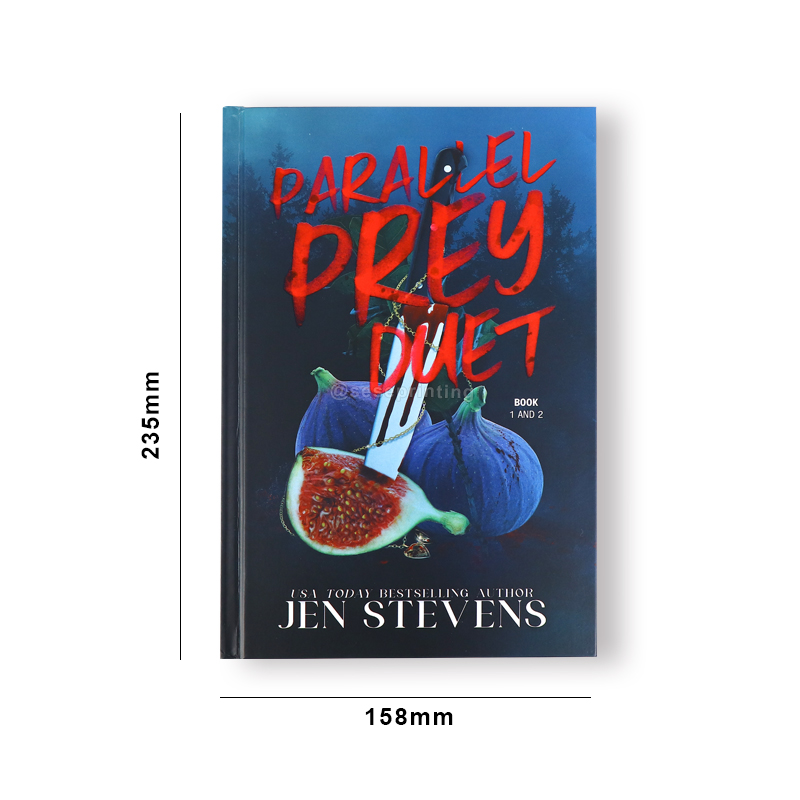 Romance Books Printing Spot UV on the Cover and Sprayed Edges 7