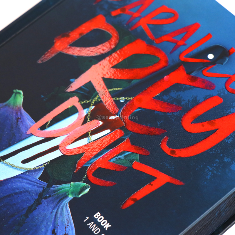 Romance Books Printing Spot UV on the Cover and Sprayed Edges 10