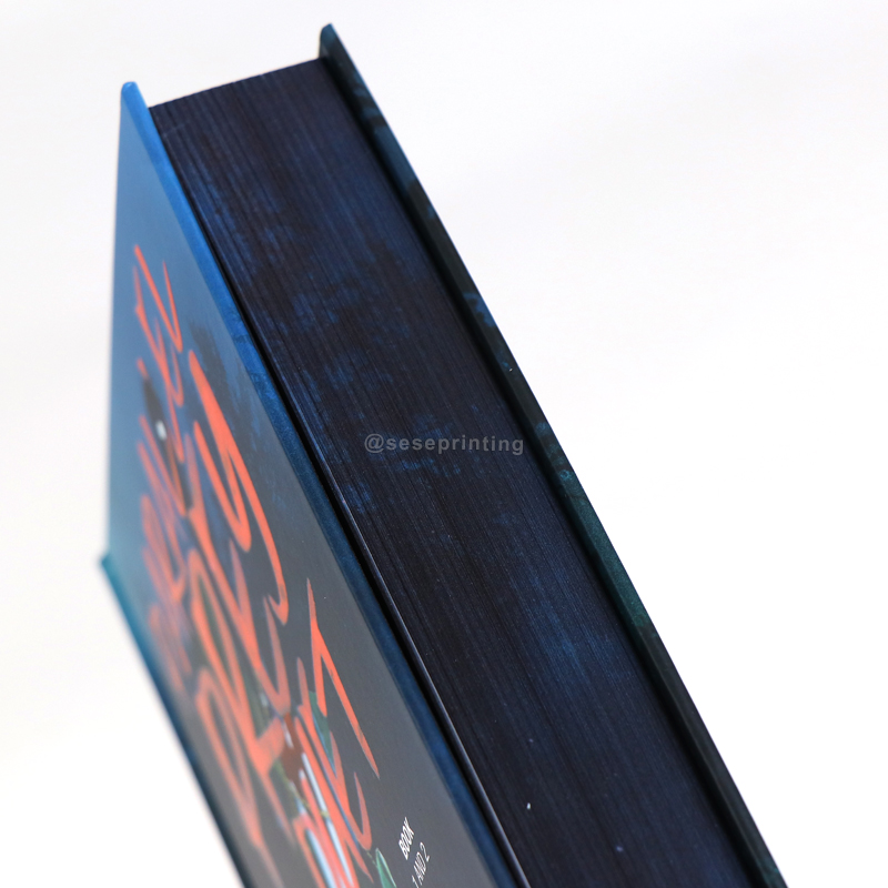 Romance Books Printing Spot UV on the Cover and Sprayed Edges 11