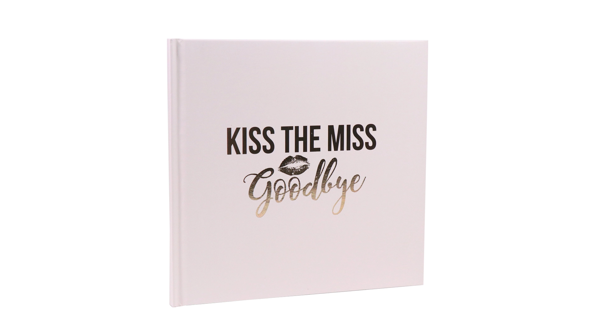 Blank Pages Hardcover Journal Custom Rose Foil Guestbook Printing 1