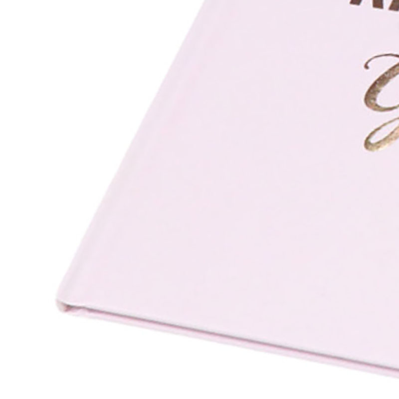 Blank Pages Hardcover Journal Custom Rose Foil Guestbook Printing 9