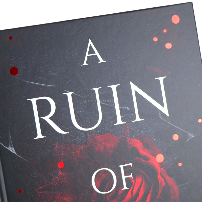 Printing Hardback Romantic Novel Books with Painted Sprayed Edges 8