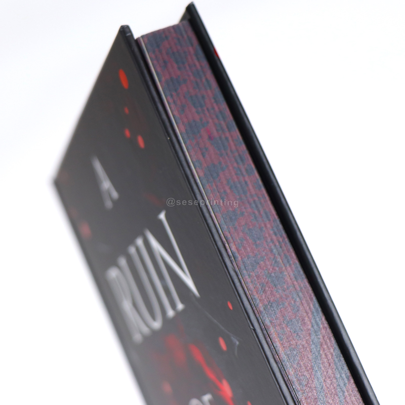 Printing Hardback Romantic Novel Books with Painted Sprayed Edges 9