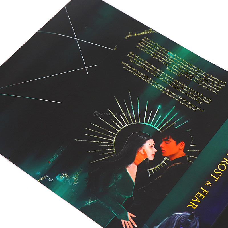 Double Sided Printing Foil Dust Jacket for Special Edition Books 9