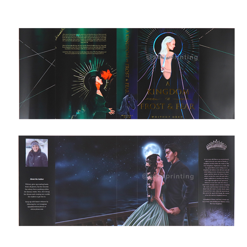 Double Sided Printing Foil Dust Jacket for Special Edition Books 7