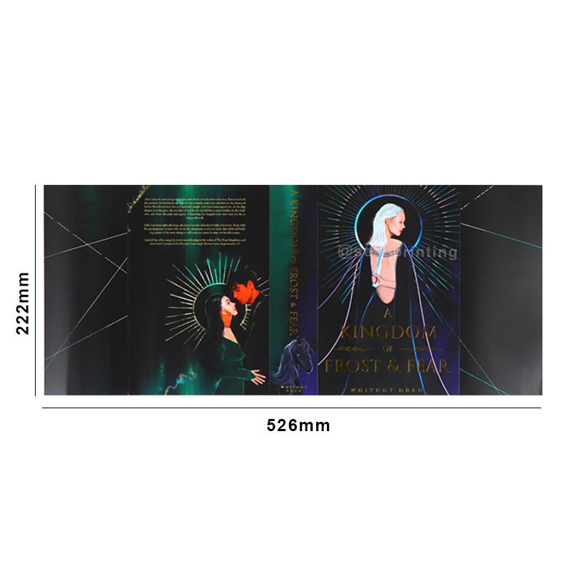 Double Sided Printing Foil Dust Jacket for Special Edition Books 6